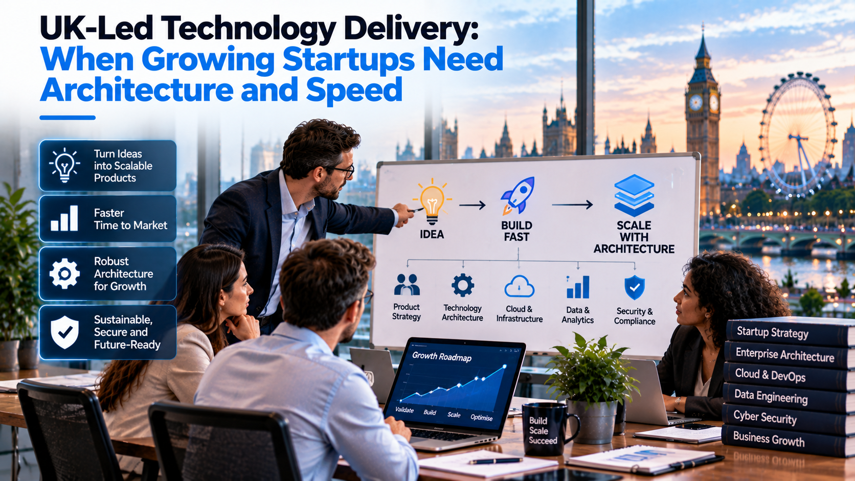 UK-Led Technology Delivery: When Growing Startups Need Architecture and Speed