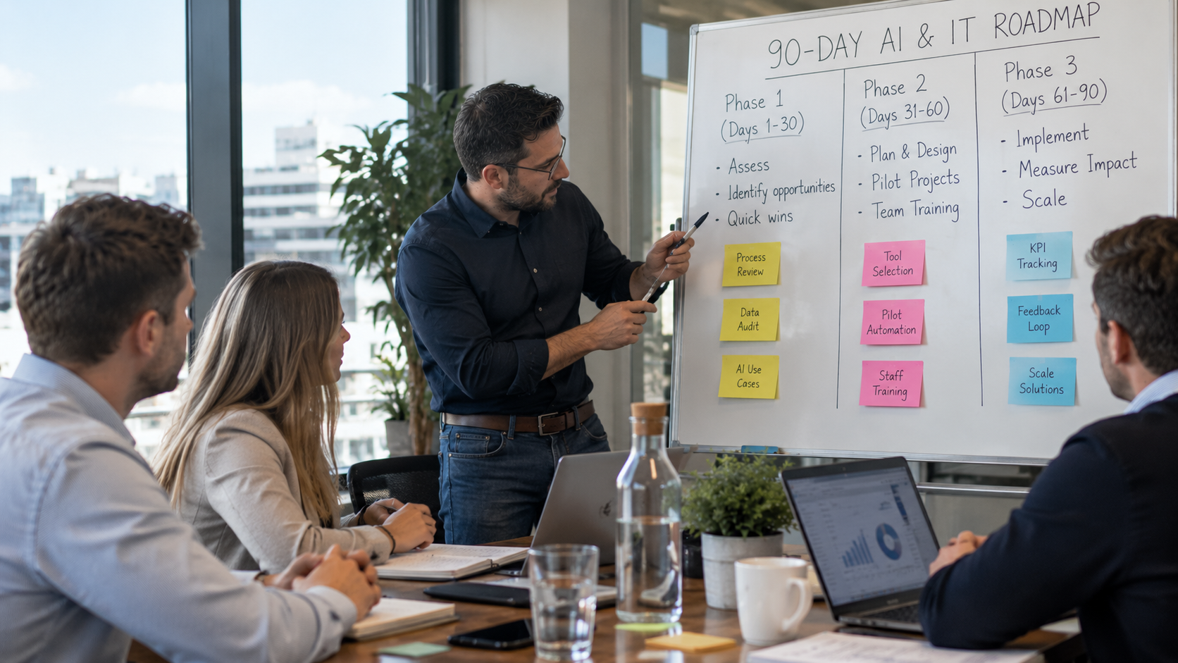 How UK SMEs Can Build a Practical 90-Day AI and IT Roadmap